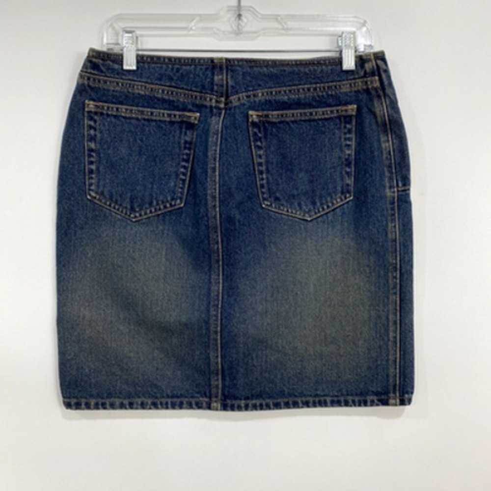 Gap Denim Women's‎ Mini Skirt Size 4 Blue Festival Streetwear Y2k - Picture 8 of 9